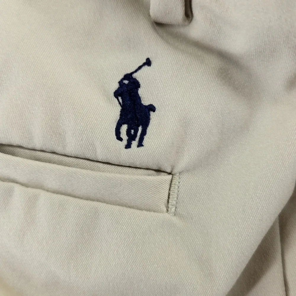 Polo Ralph‎ Lauren Shorts Boys 16 Tan Preppy Pony Chino Flat Front School